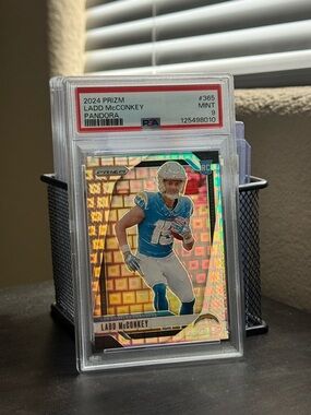 2024 Prizm Ladd Mcconkey Rookie Psa 9 Pandora /400